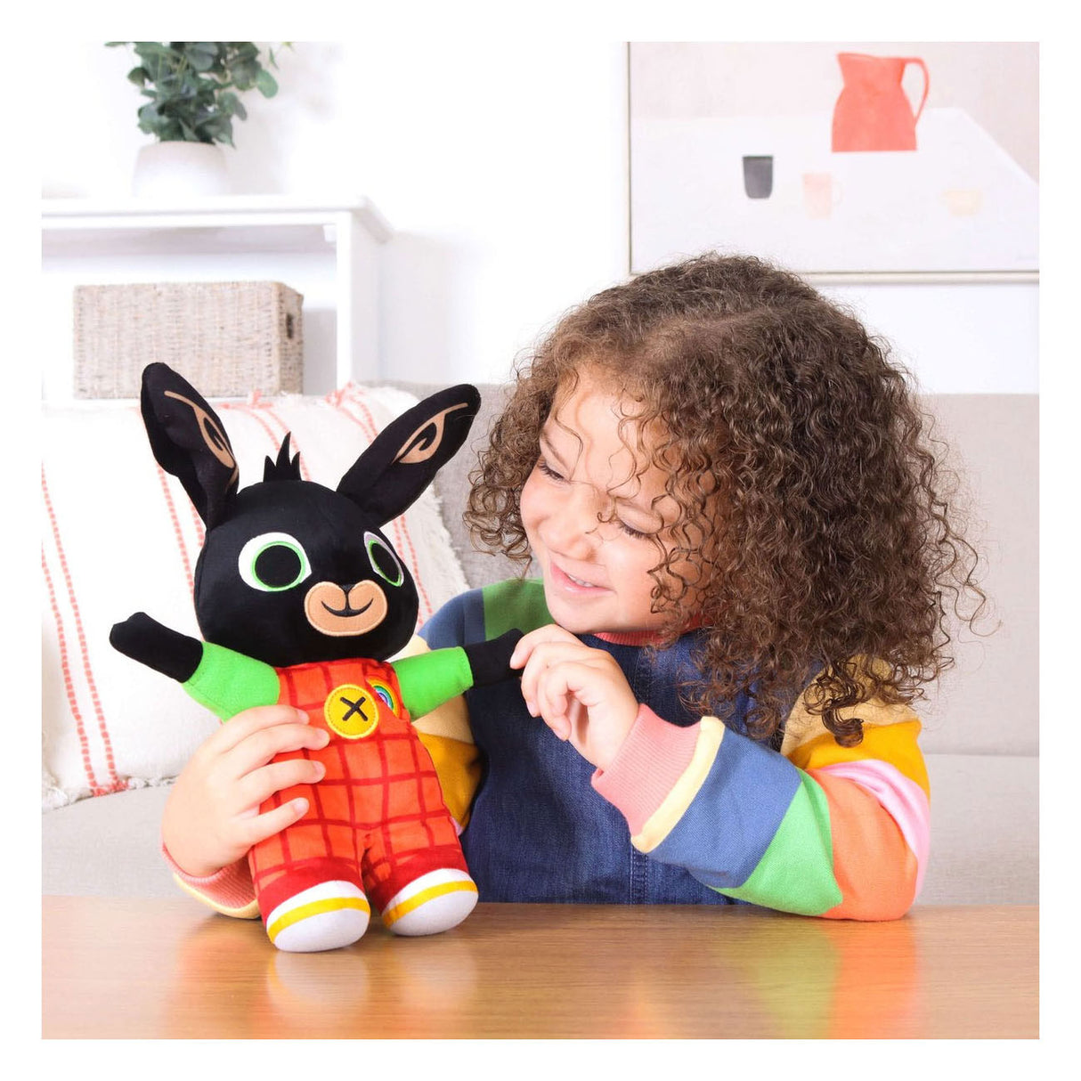 Spectron pratende rainbow bing knuffel