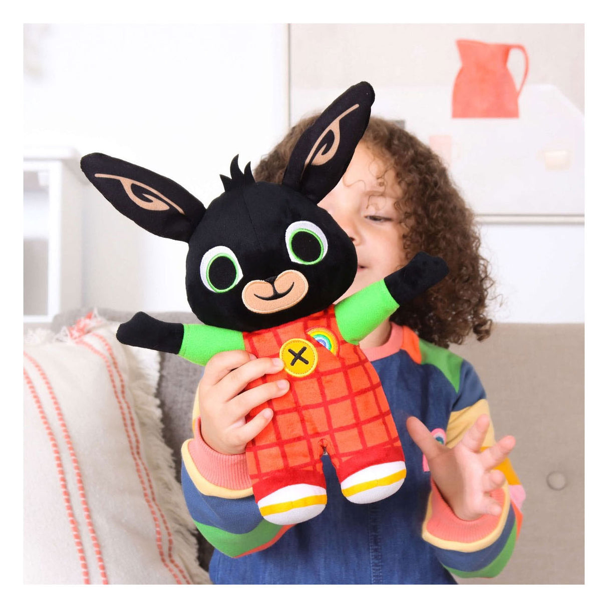 Spectron pratende rainbow bing knuffel
