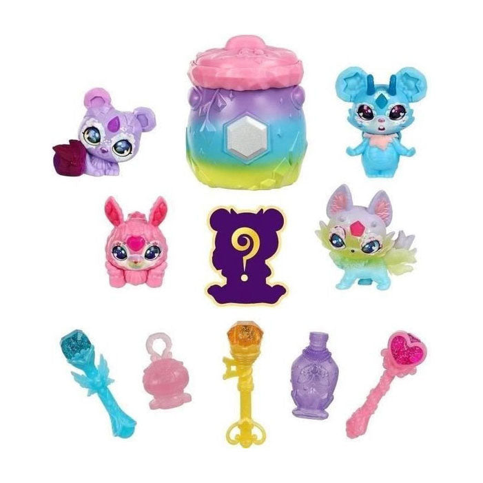 Moose Toys Mixies Mixlings Verzamelketels Magische Regenboog, 5-Pack