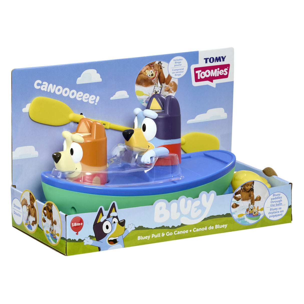 Tomy bluey trekken en gaan boot