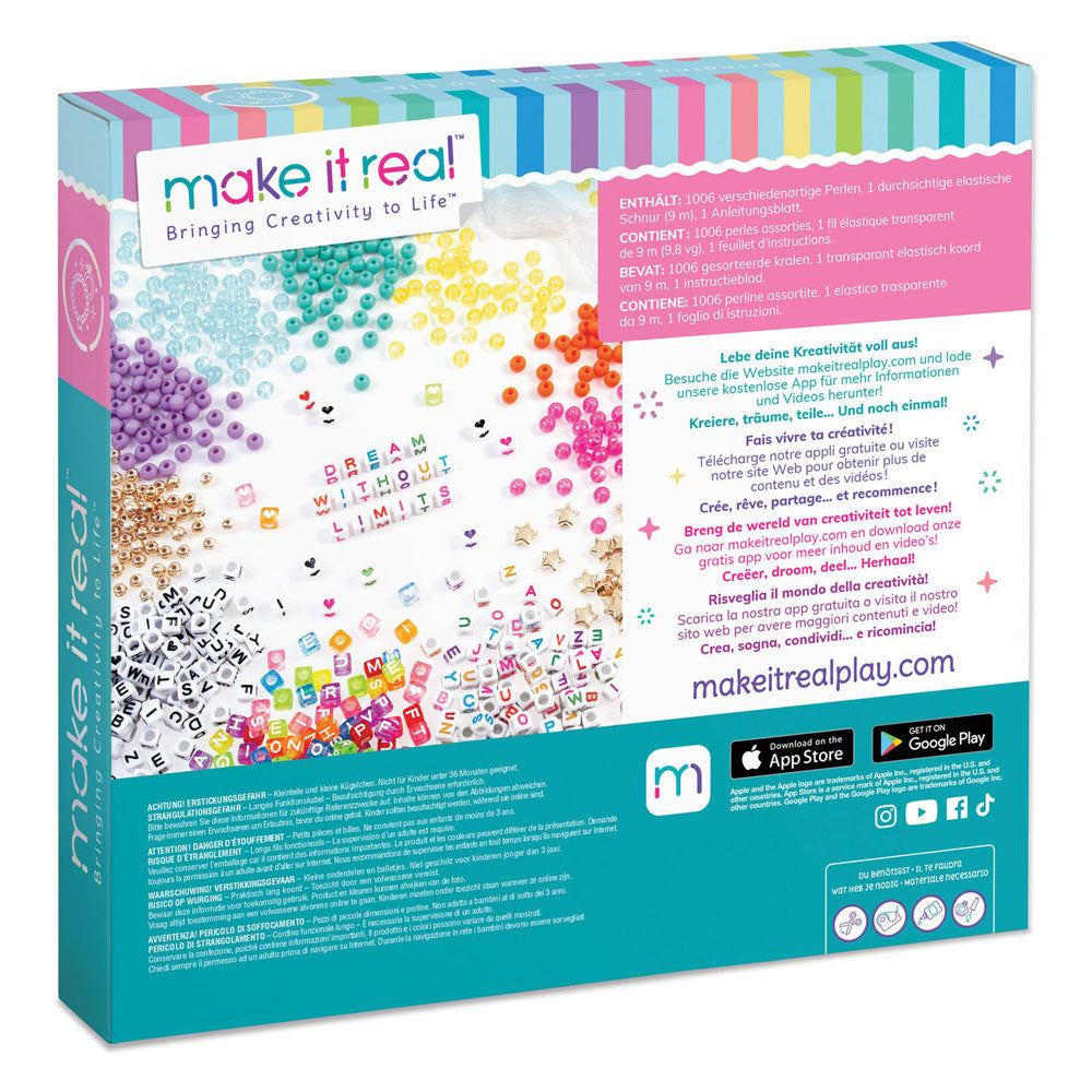 Make it real - maak je eigen kralen armbanden, 1008dlg.