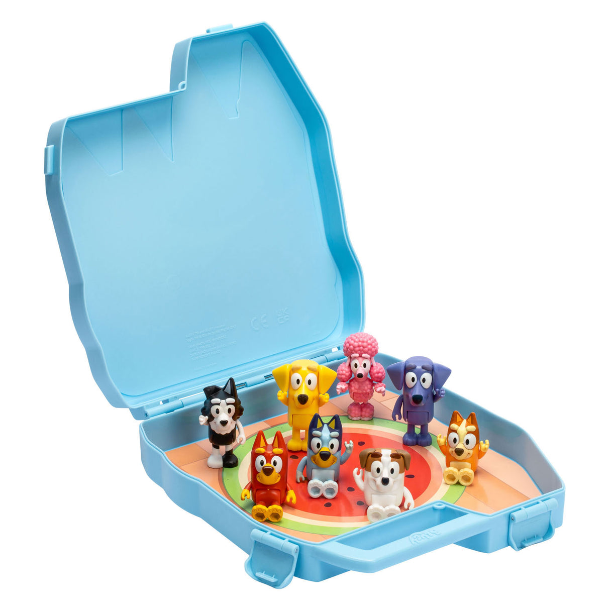 Bluey opbergkoffer met 8 figuren