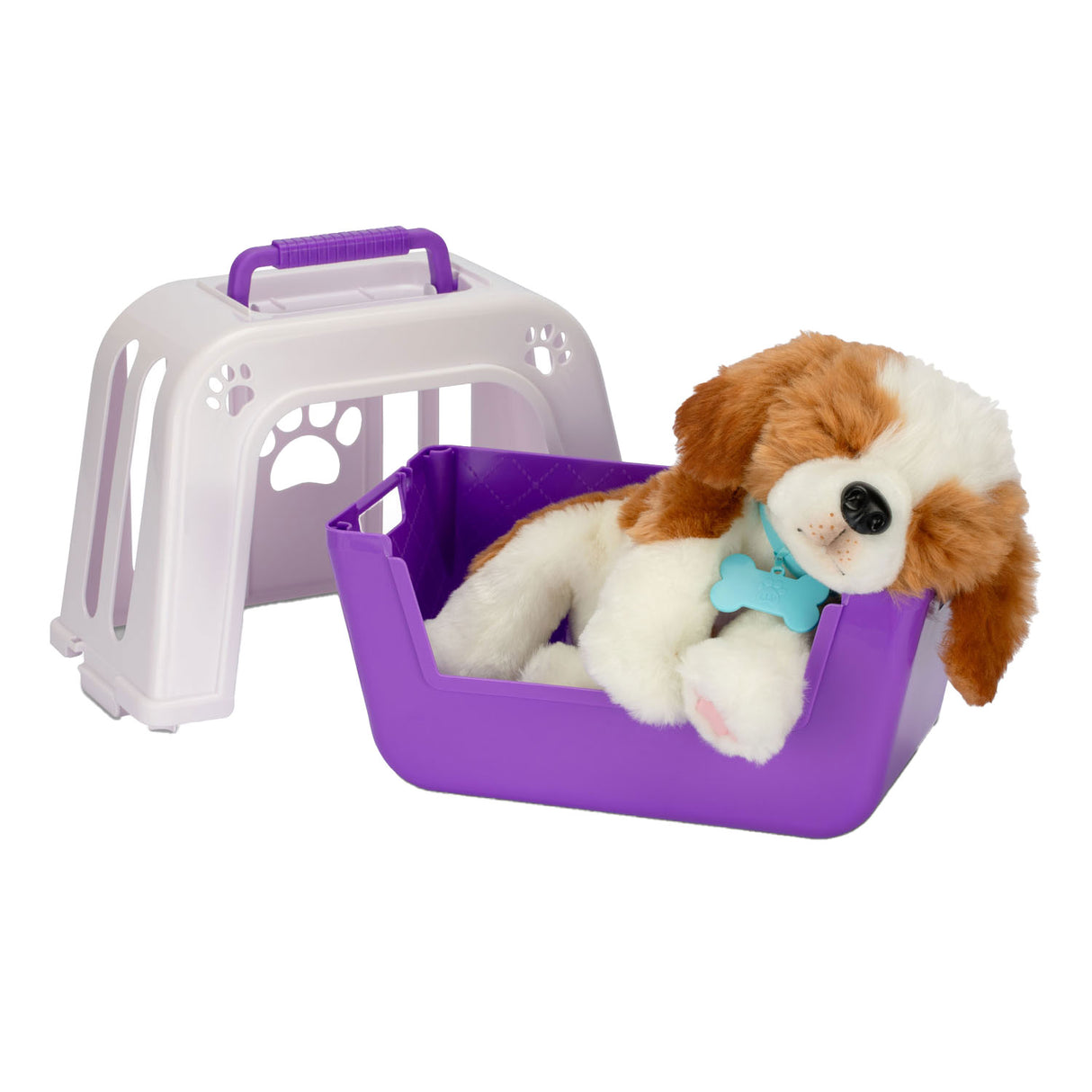 Little live pets my really real puppy knuffel in hok