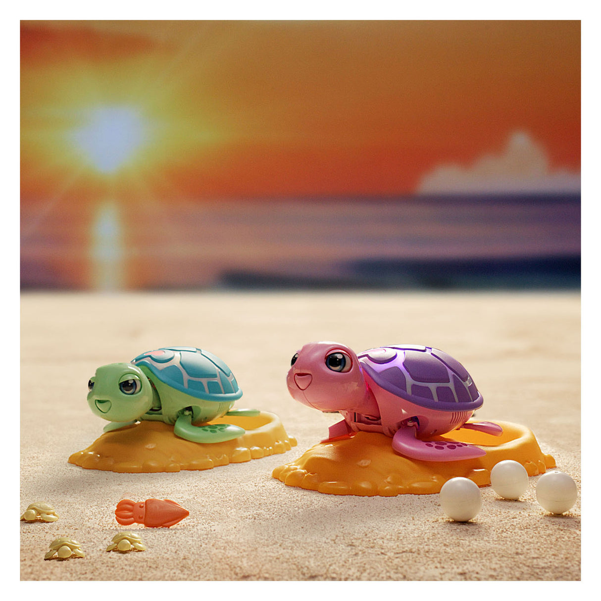 Silverlit rescue turtle green speelfiguur