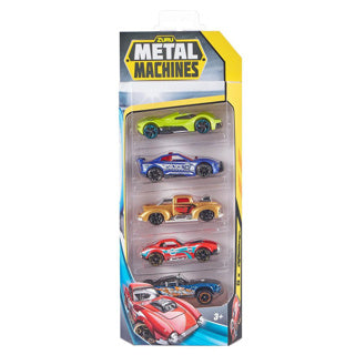 Zuru metal machines diecast auto's 5 pack assorti
