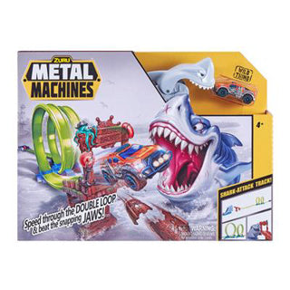 Zuru metal machines shark attack racebaan met diecast auto