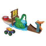 Hot wheels monster trucks swamp chomp speelset
