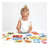 Banana panda - puzzelparen wilde dieren - 18dlg.