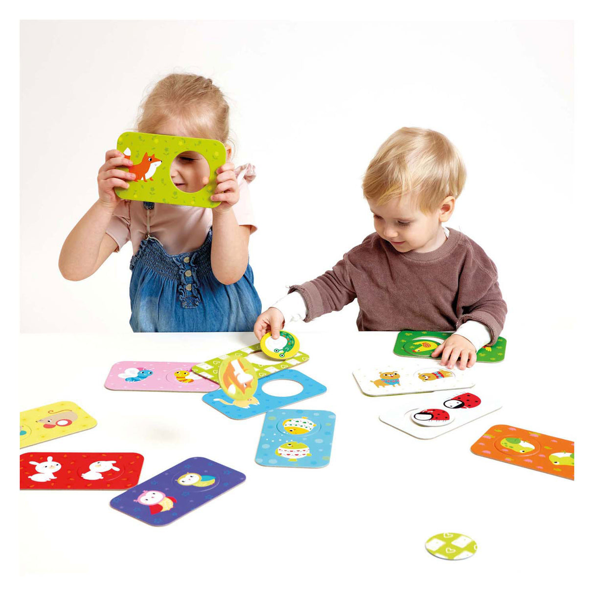 Banana panda - zoek dezelfde vriendjes puzzels - 12st.