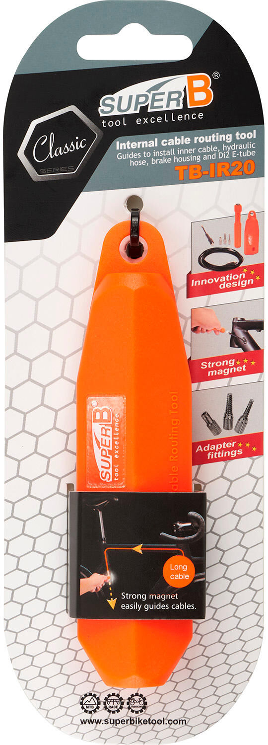 M-wave kabelgeleider gereedschap retractable cable guide , orange