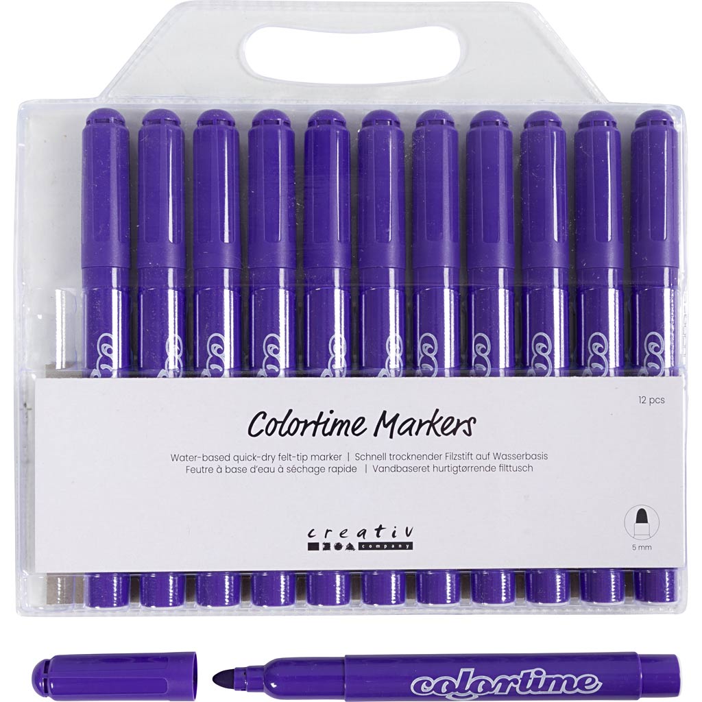 Paarse Jumbo Stiften, 12st.