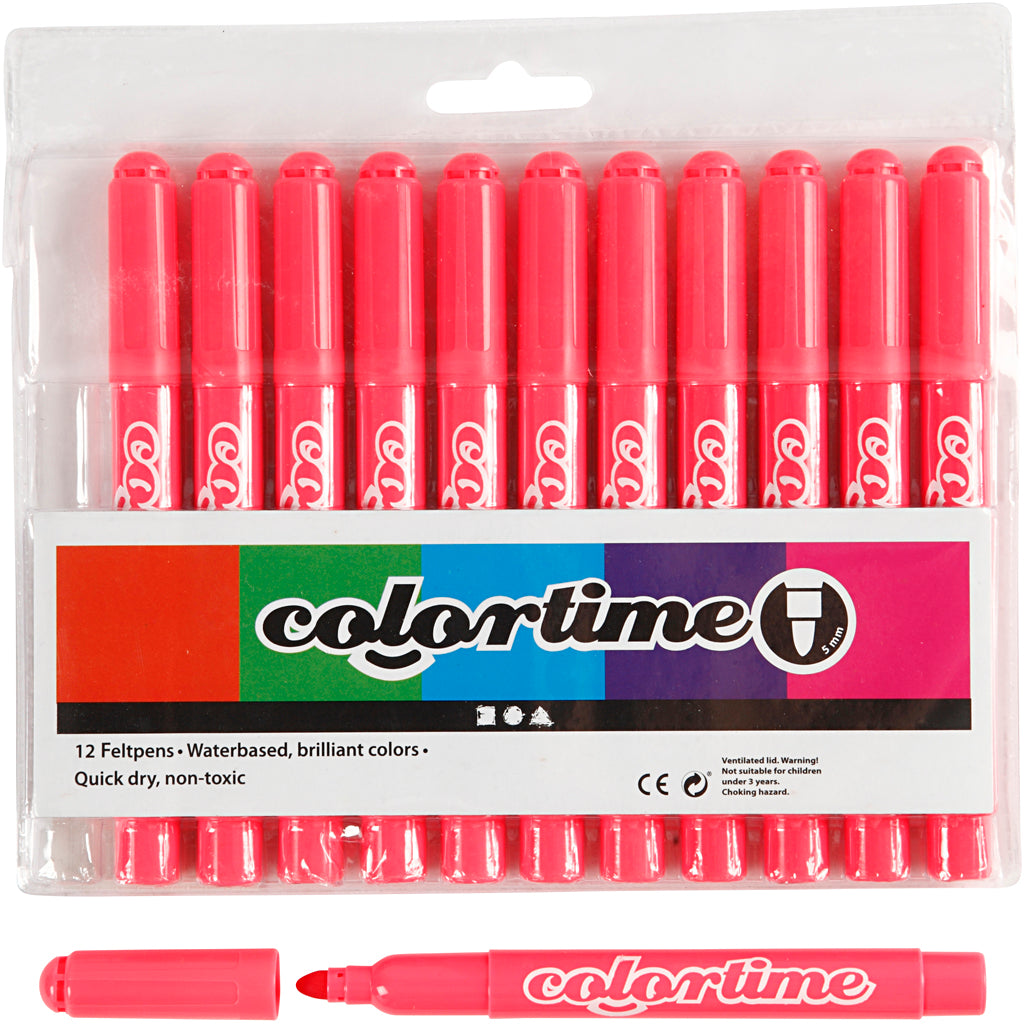 Lichtroze Jumbo Stiften, 12st.