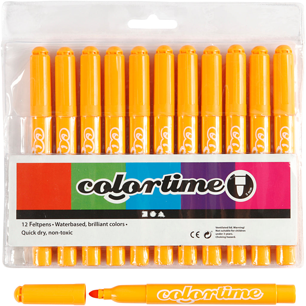 Warm gele Jumbo Stiften, 12st.