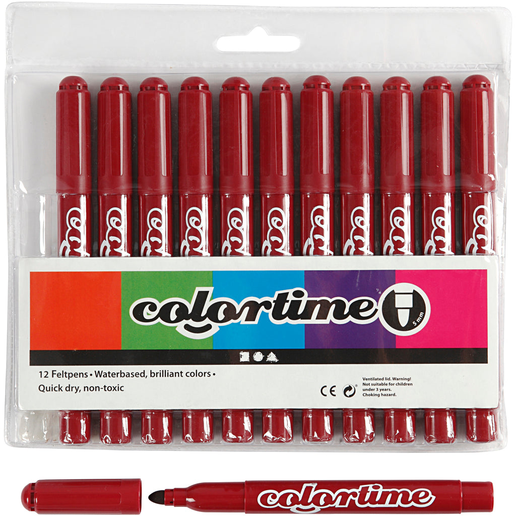 Wijnrode Jumbo Stiften, 12st.
