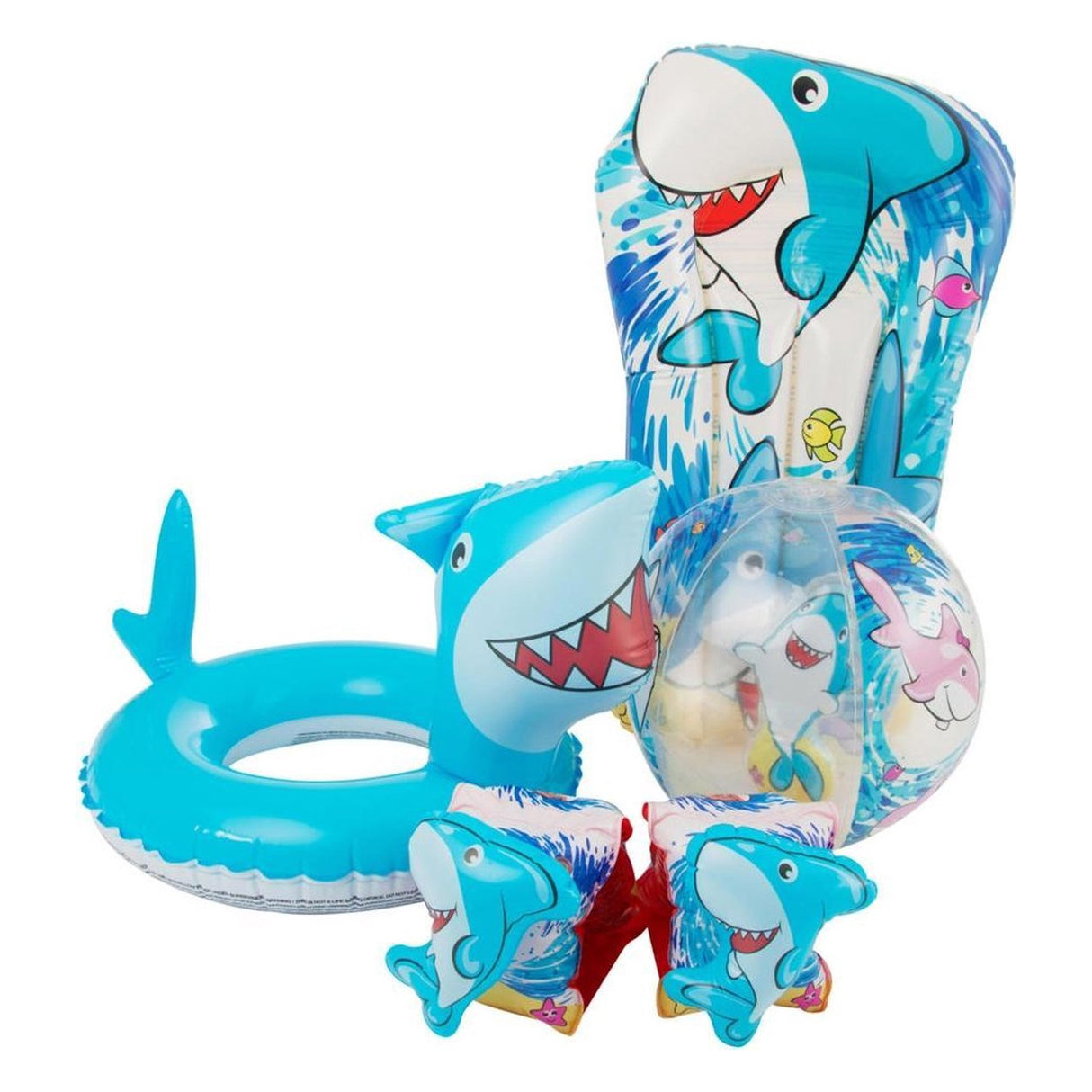 Sambro 3d zwemset haai, 4 in 1