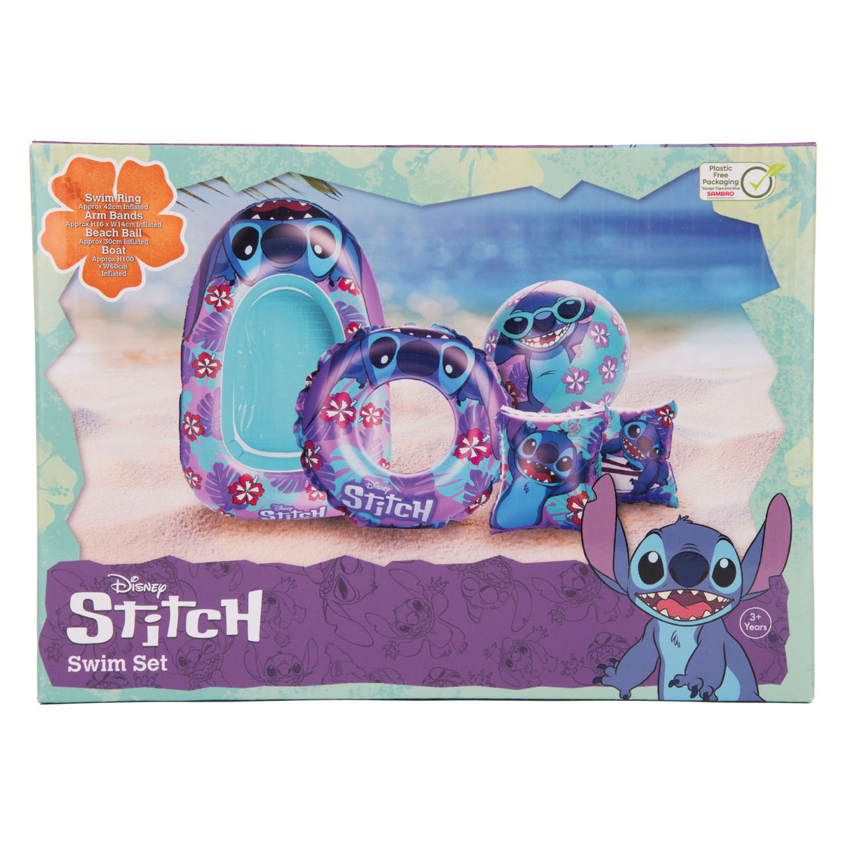 Sambro stitch zwemset met boot, 5dlg.