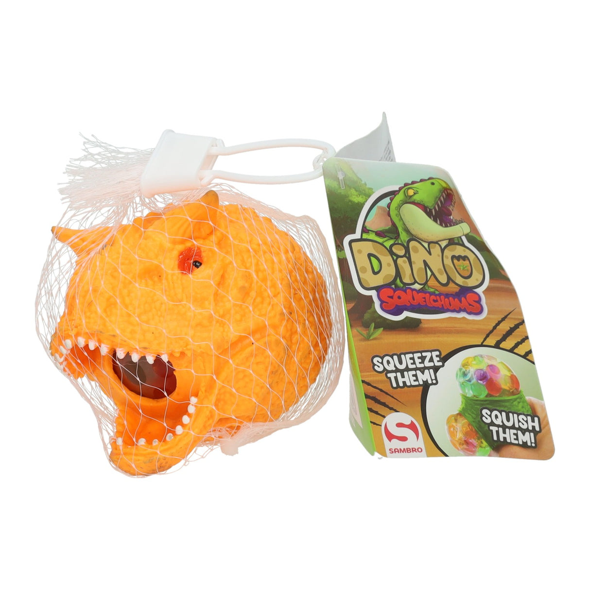 Knijpbal dinosaurus, 5cm