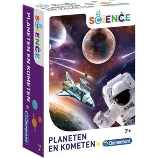 No brand wetenschap planeten en kometen