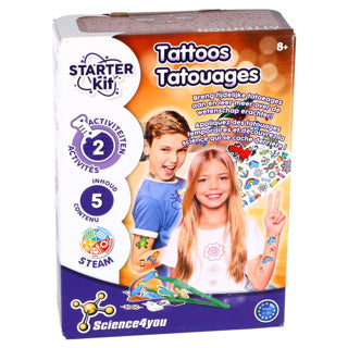 Wetenschap tattoo startersset