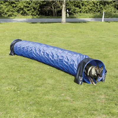 Trixie Dog activity agility basis tunnel blauw