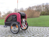 Trixie Hondenfietskar zwart rood