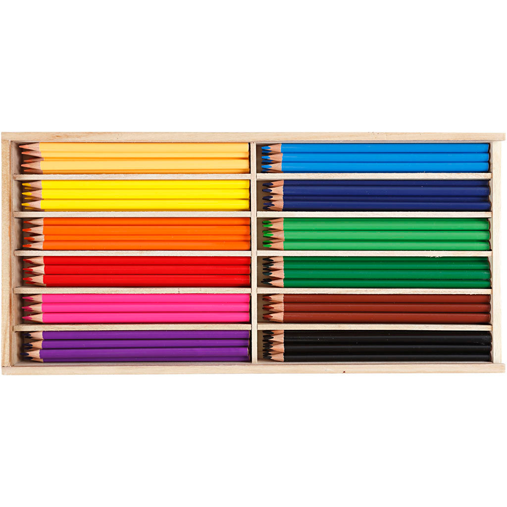 Creativ company kleurpotloden, vulling 3 mm, diverse kleuren, 144 stuk 1 doos