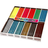 Driehoekige Kleurpotloden - Metallic en Neon, 144st.