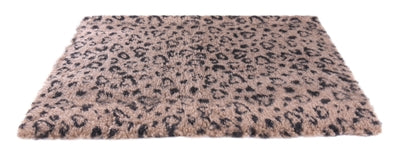 Martin Vetbed print luipaardprint beige zwart gerecycled