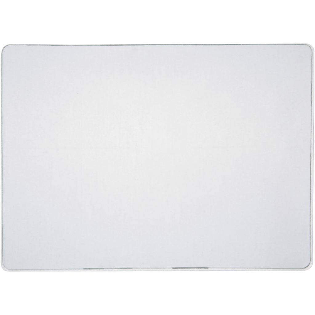 Creativ company geldrukplaat, afm 12,7x17,8x1 cm, mat transparant, 10 stuk 1 doos