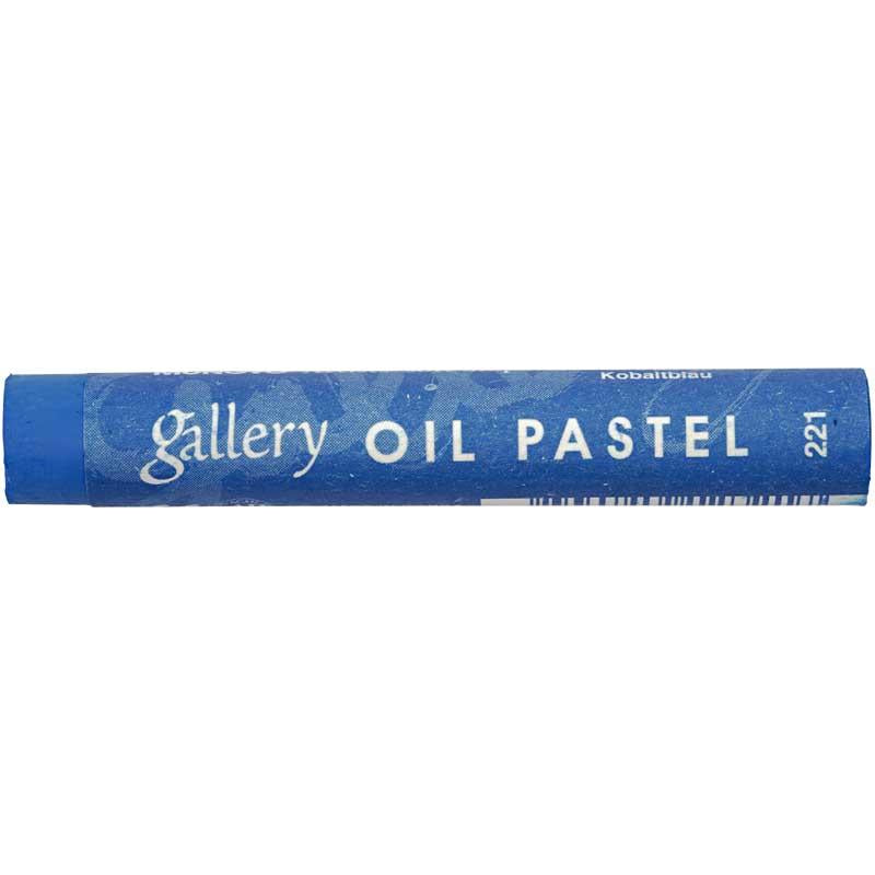 Mungyo gallery oliepastel premium, l: 7 cm, dikte 11 mm, kobaltblauw (221), 6 stuk 1 doos