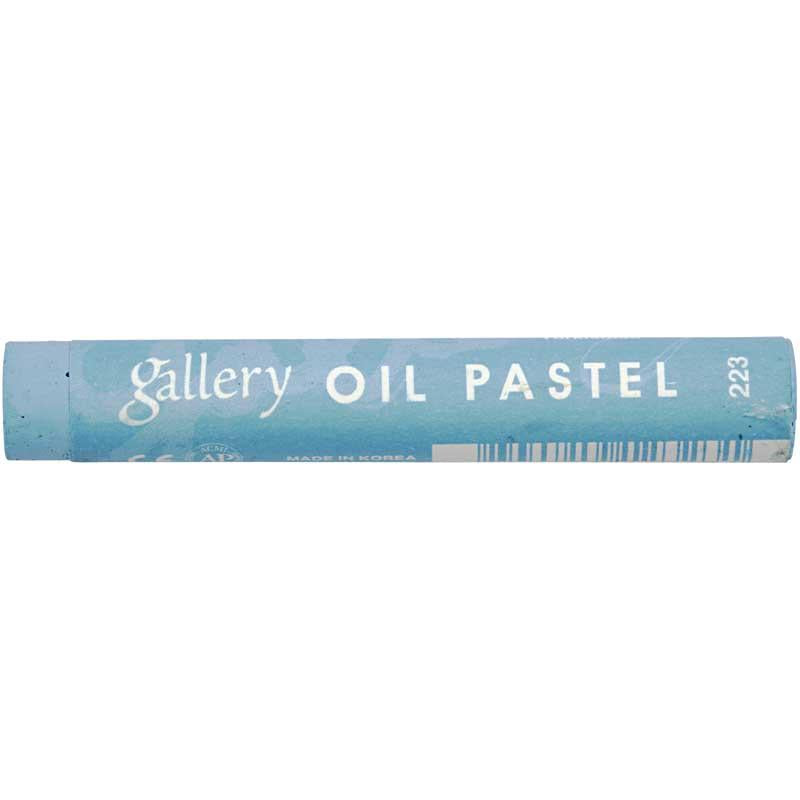 Mungyo gallery oliepastel premium, l: 7 cm, dikte 11 mm, turquoiseblauw (223), 6 stuk 1 doos