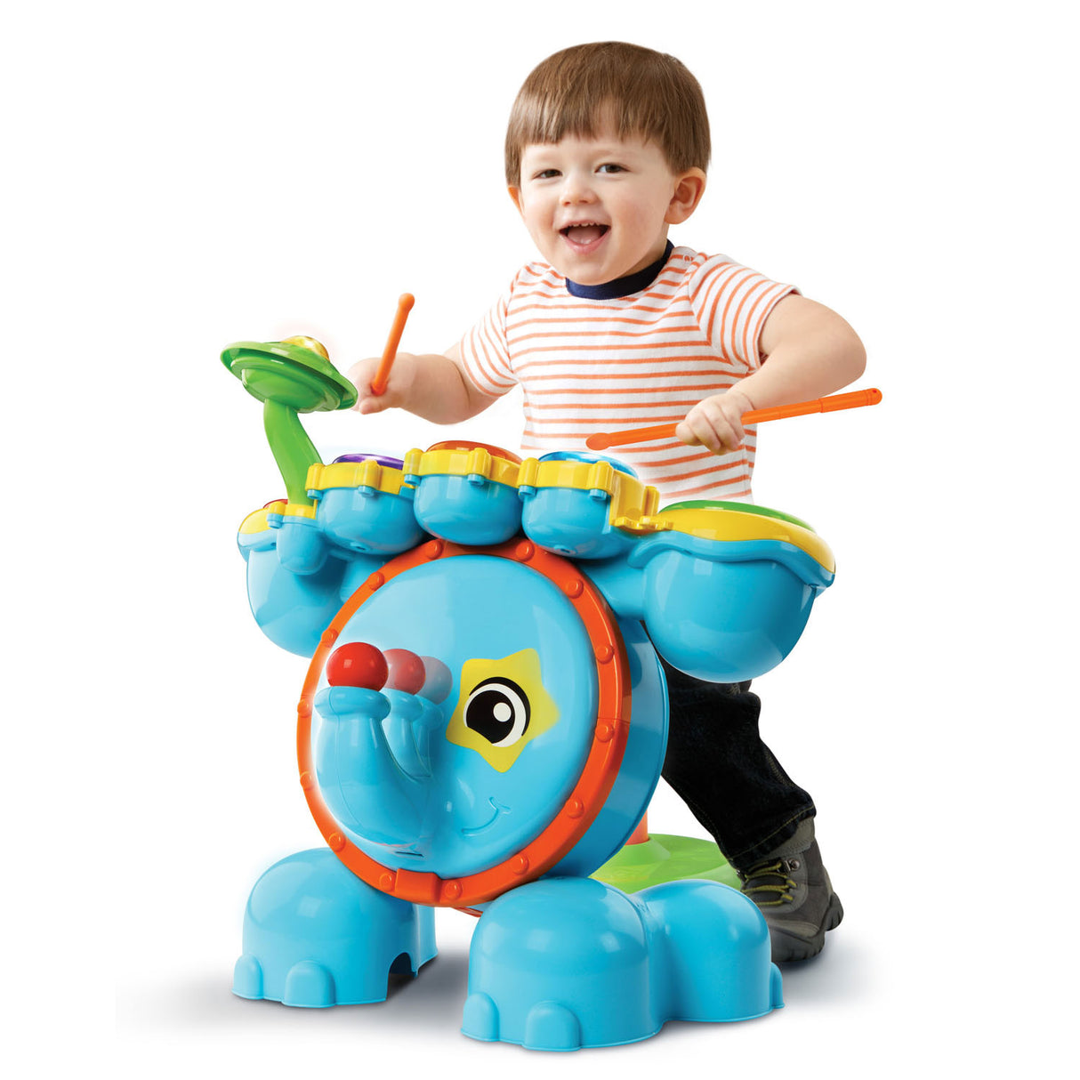 VTech Leer Drumstel junior blauw