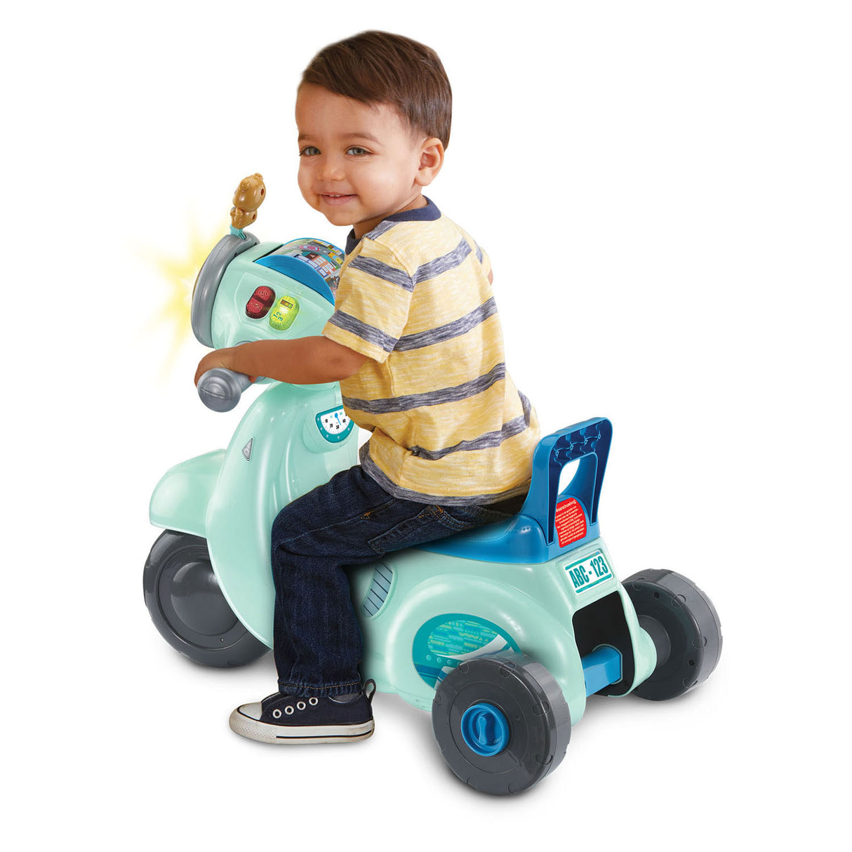 Vtech baby 2 in 1 loopscooter blauw