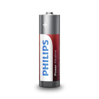 Philips power alkaline aa lr6 penlite op kaart