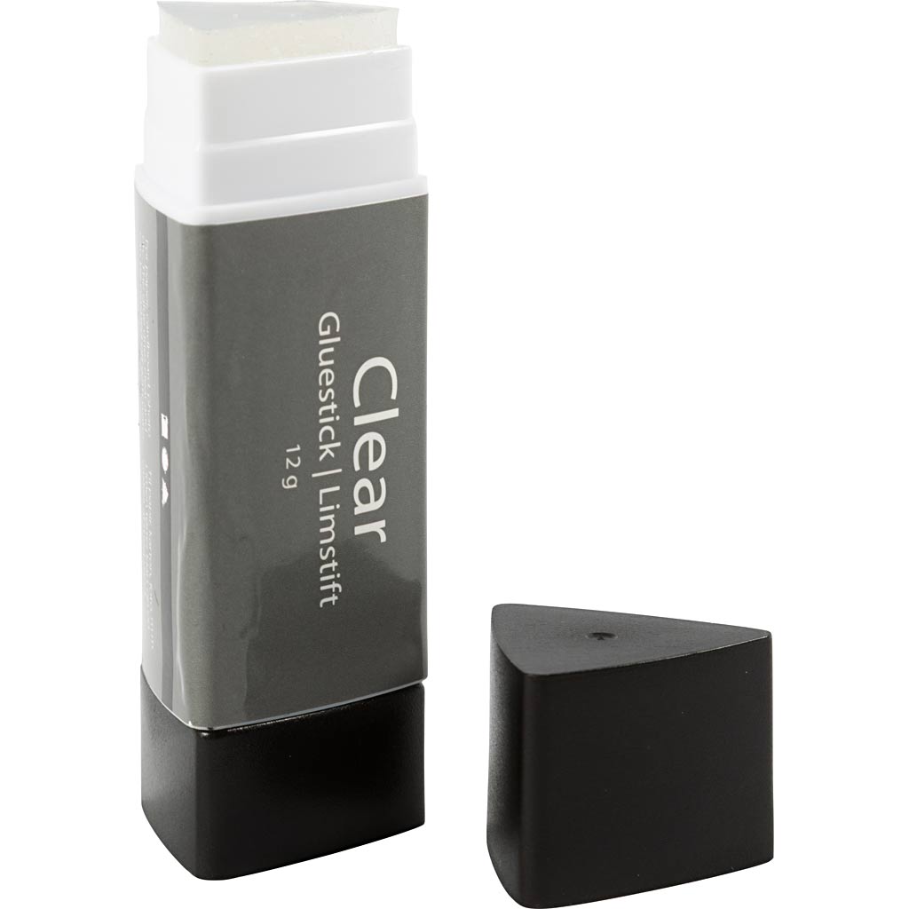 Creativ company transparante lijmstift, 12 gr, 1 stuk