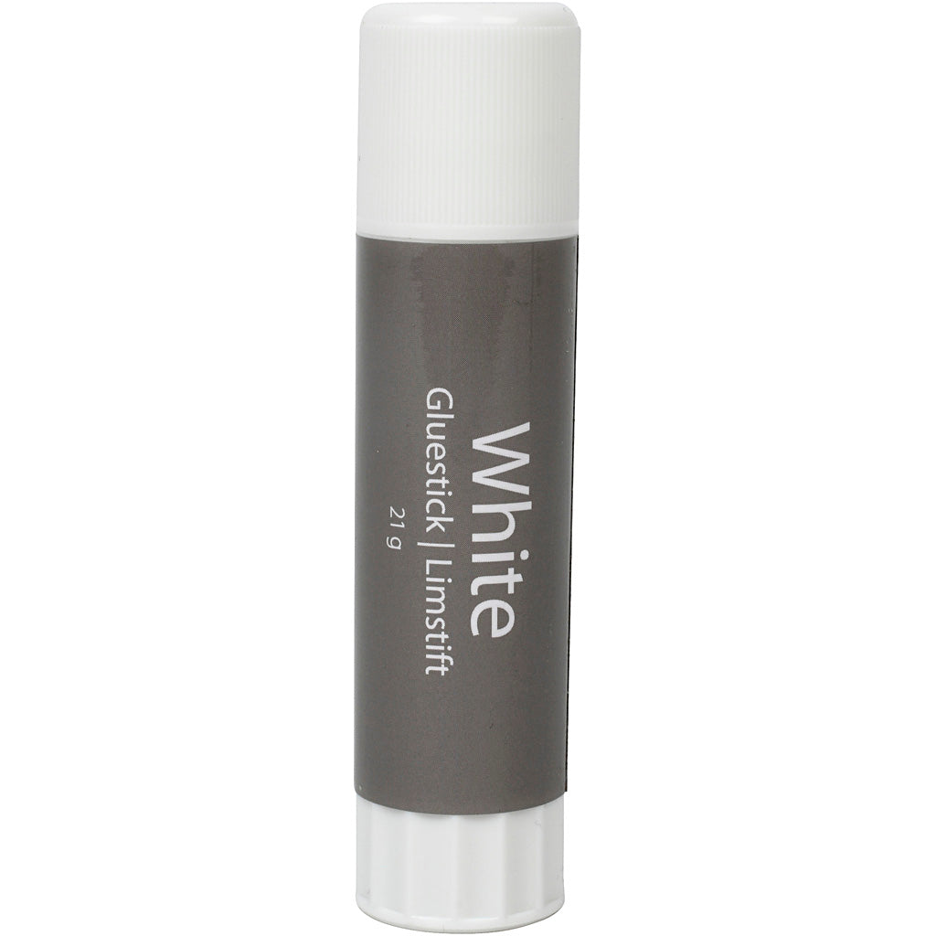 Creativ company witte lijmstift, rond, 21 gr, 1 stuk