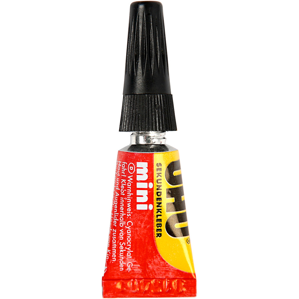 Uhu secondelijm, 3x1 gr 1 doos