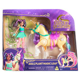 Unicorn academy pop ava en unicorn leaf met licht (11.5 cm en 12.5 cm)