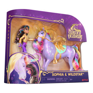 Unicorn academy pop sophia unicorn wildstar 11,5 cm 12,5 cm