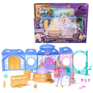 Unicorn academy stal speelset (met licht geluid)