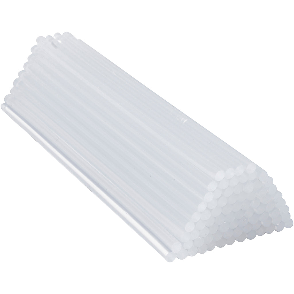 Creativ company lijmstiften mini, l: 25 cm, d 7 mm, 80 stuk 1 doos