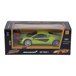 Kool speed radiografisch bestuurbare auto mclaren 1:24 570s neon groen