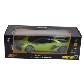 Kool speed radiografisch bestuurbare auto lamborghini 1:16 2,4g aventador svj roadster neon groen