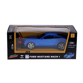 Kool speed radiografisch bestuurbare auto ford 1:24 mustang mach 1 blauw