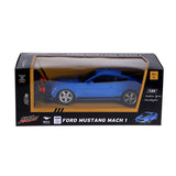 Kool speed radiografisch bestuurbare auto ford 1:24 mustang mach 1 blauw