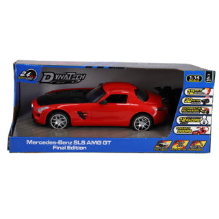 Dynatech radiografisch bestuurbare auto mercedes-benz 1:14 2.4g sls amg gt final edition rood