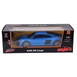 Kool speed radiografisch bestuurbare auto audi 1:16 2.4g r8 coupé blauw