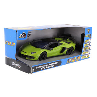 Dynatech radiografisch bestuurbare auto lamborghini 1:14 2.4g aventador neon groen
