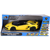 Kool speed radiografisch bestuurbare auto lamborghini 1:14 2.4g aventador geel