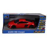 Kool speed radiografisch bestuurbare auto audi 1:14 2.4g r8 coupé rood